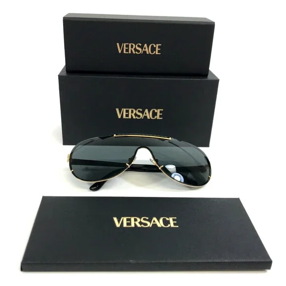Versace | Accessories | Versace Sunglasses Mod24 100287 Gold  display picture 3